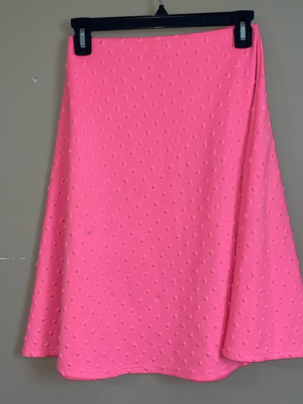 BLVD Neon Pink A-Line flared Skirt size S